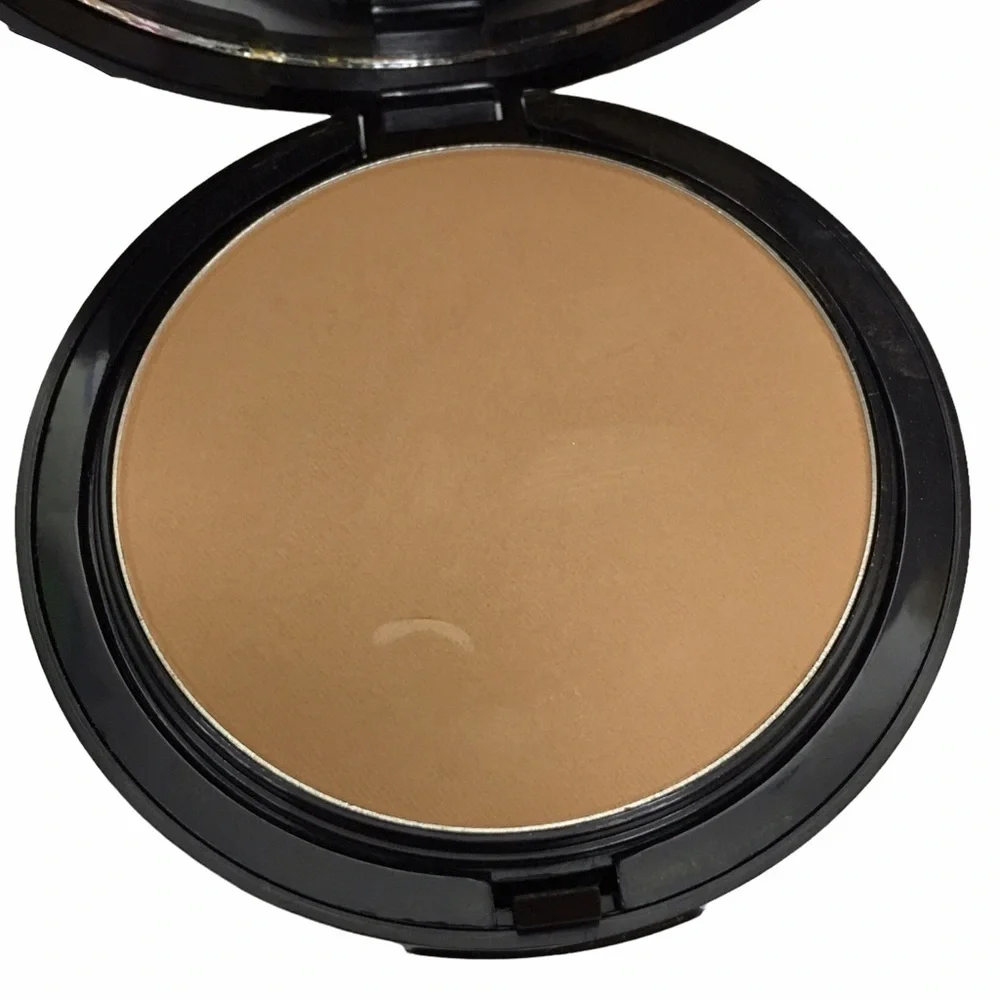 mark. Powder Buff Natural Skin Foundation Pressed Powder Compact Shade Natural